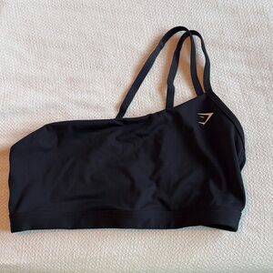 Black One-Shoulder Sports Bra
Gymshark